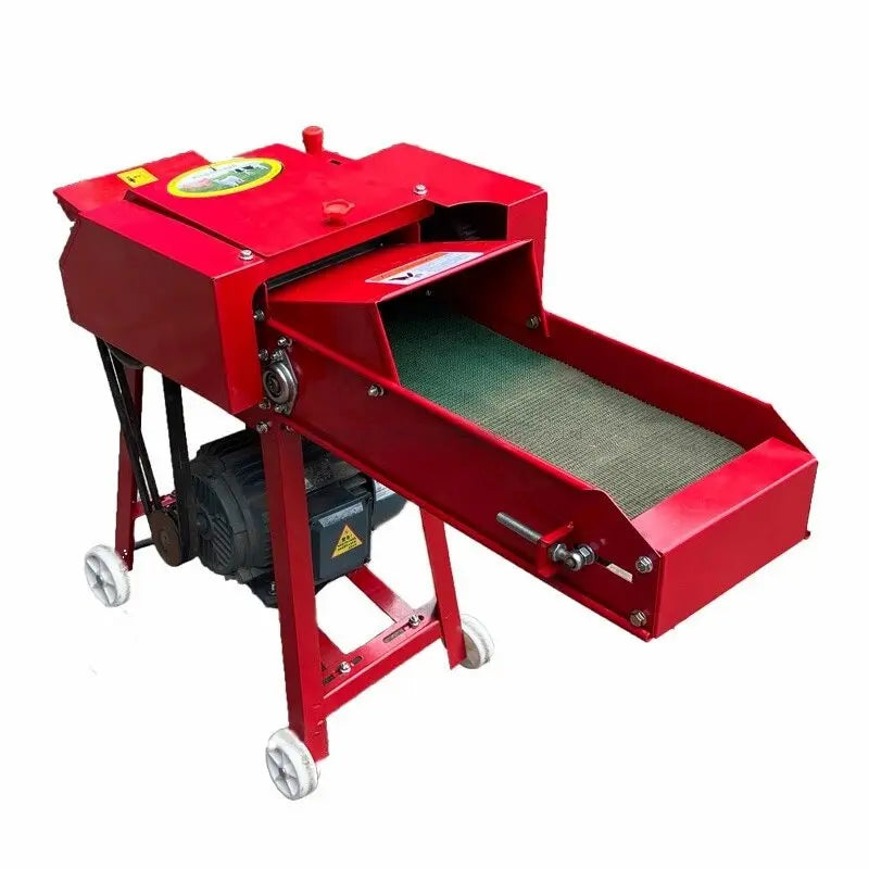Chaff Cutter with 3 HP motor with conveyor belt