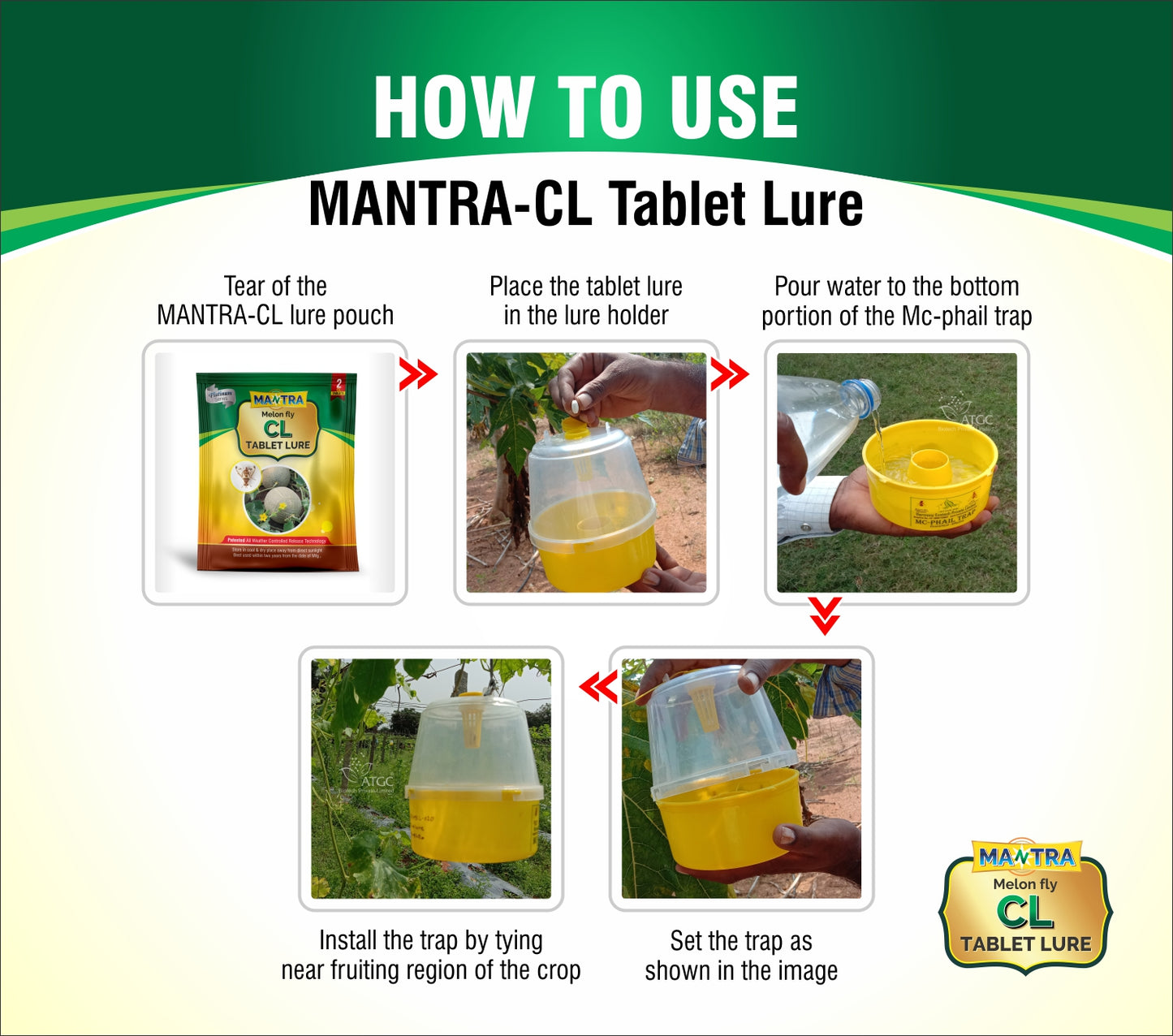 MANTRA CL- Melon Fly Tablet Lure