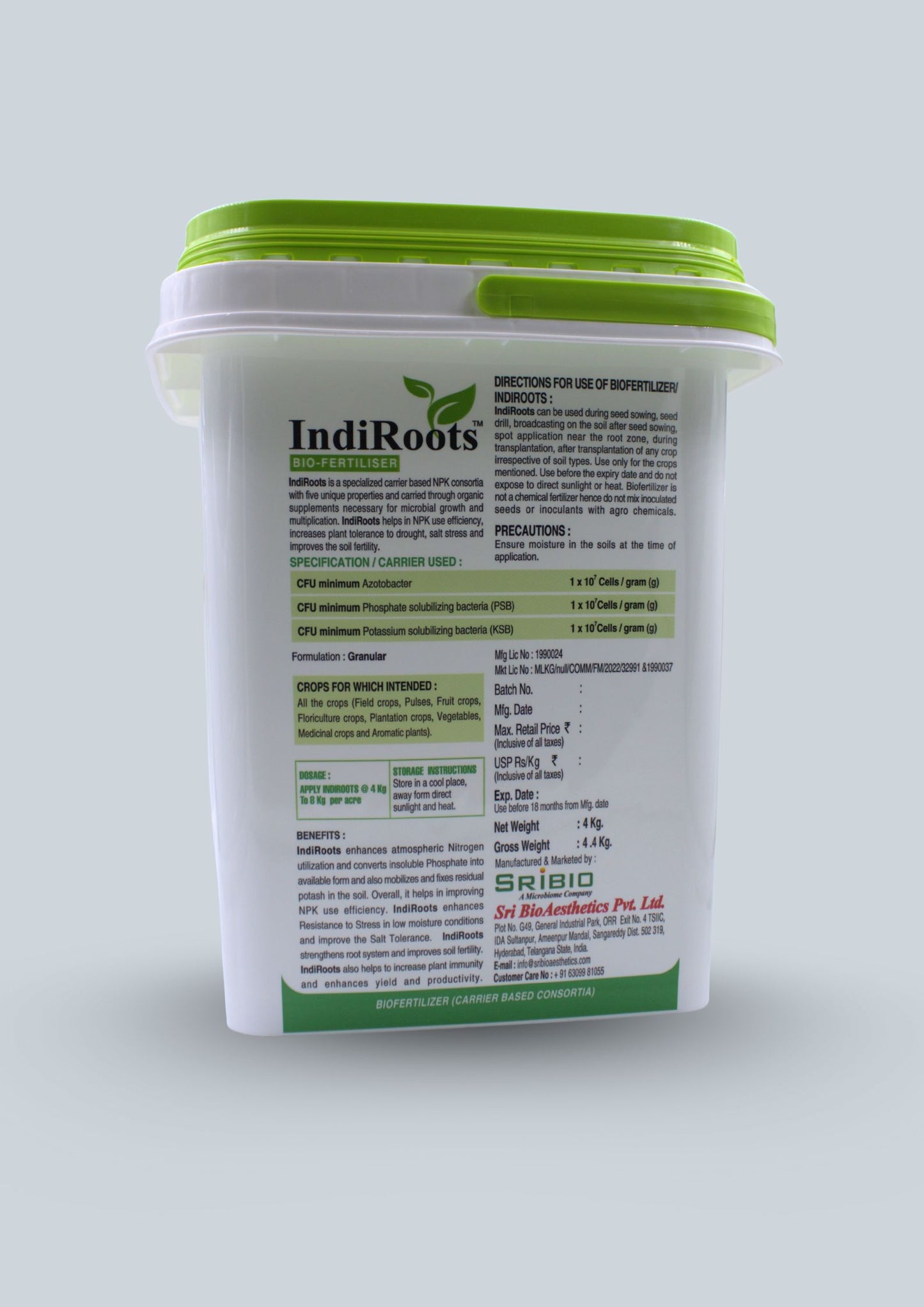 INDIROOTS - ALL CROPS